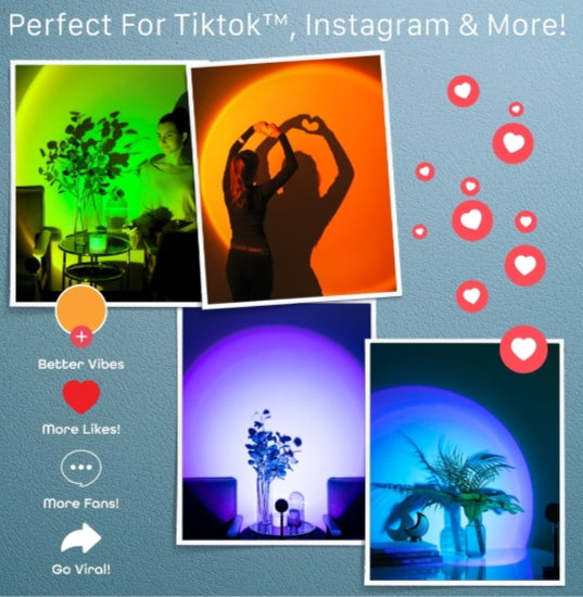 RGB Sunset Projection Lamp