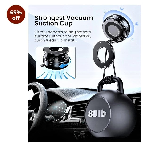 360° Magnetic Car Phone Holder – Strong Grip & Adjustable Mount for Dashboard or Windshield         FREE SHIPPING